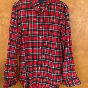 Long sleeve plaid button down